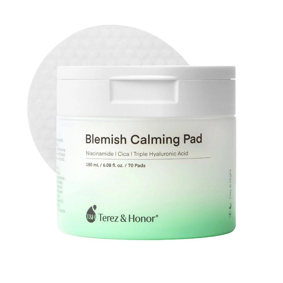 Almohadilla calmante para imperfecciones