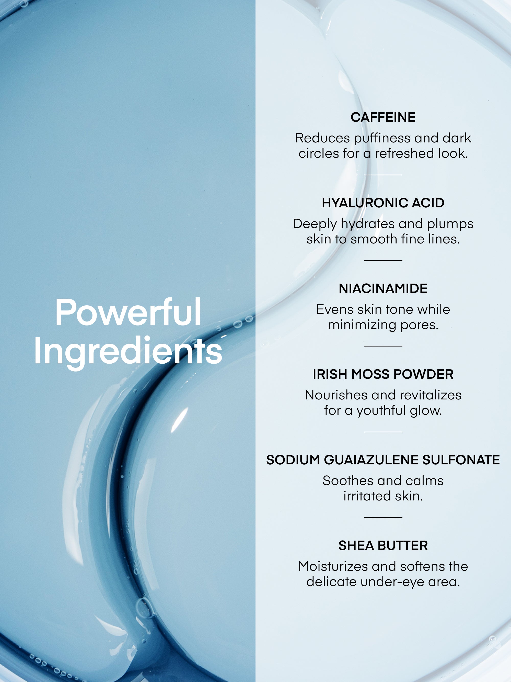 Caffeine & Hyaluronic Acid Eye Gel Patch