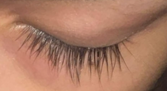 Natural lash results