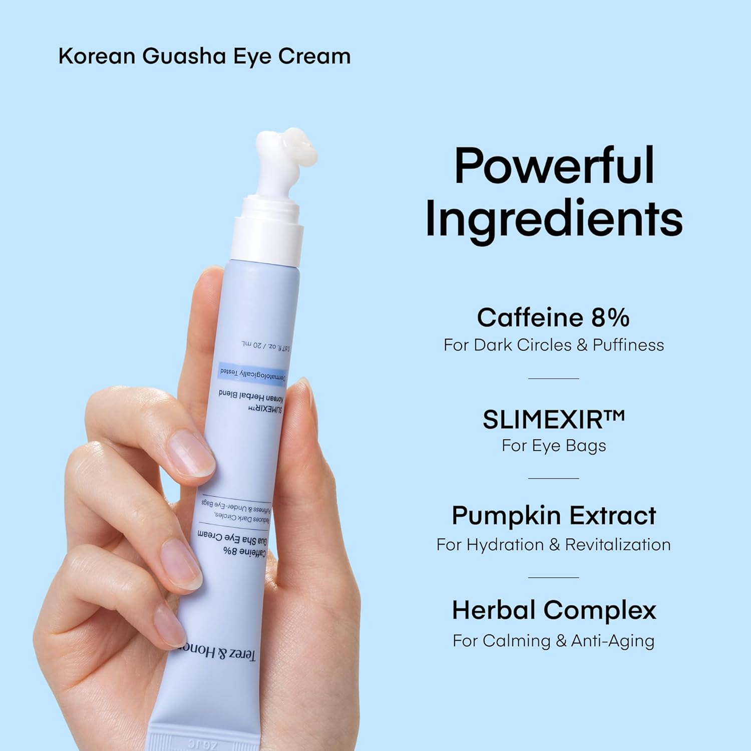 Under Eye Patches + 8% Caffeine Eye Cream Bundle
