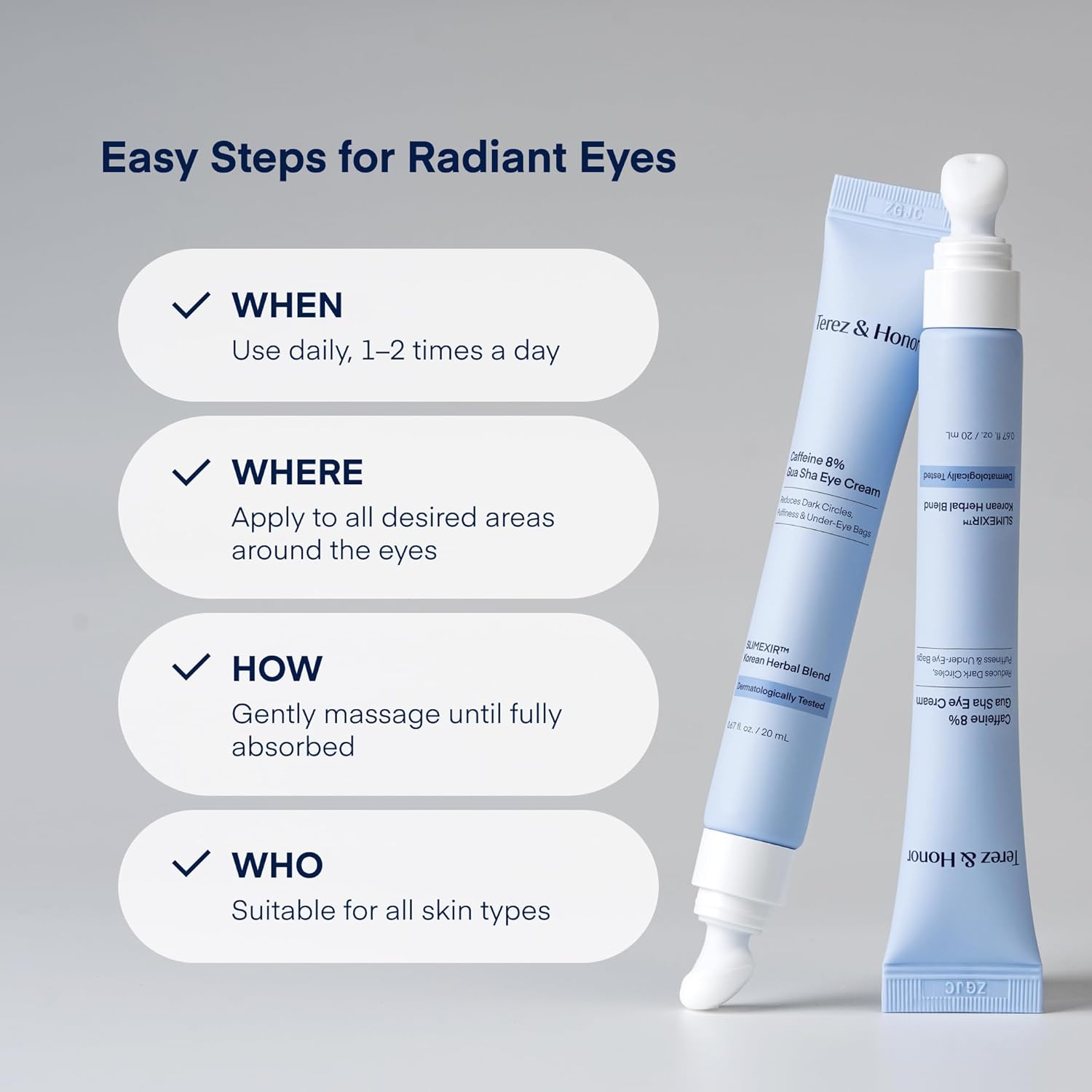 Caffeine 8% Gua Sha Eye Cream