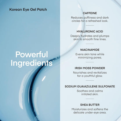 Under Eye Patches + 8% Caffeine Eye Cream Bundle