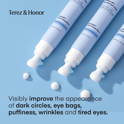 Under Eye Patches + 8% Caffeine Eye Cream Bundle