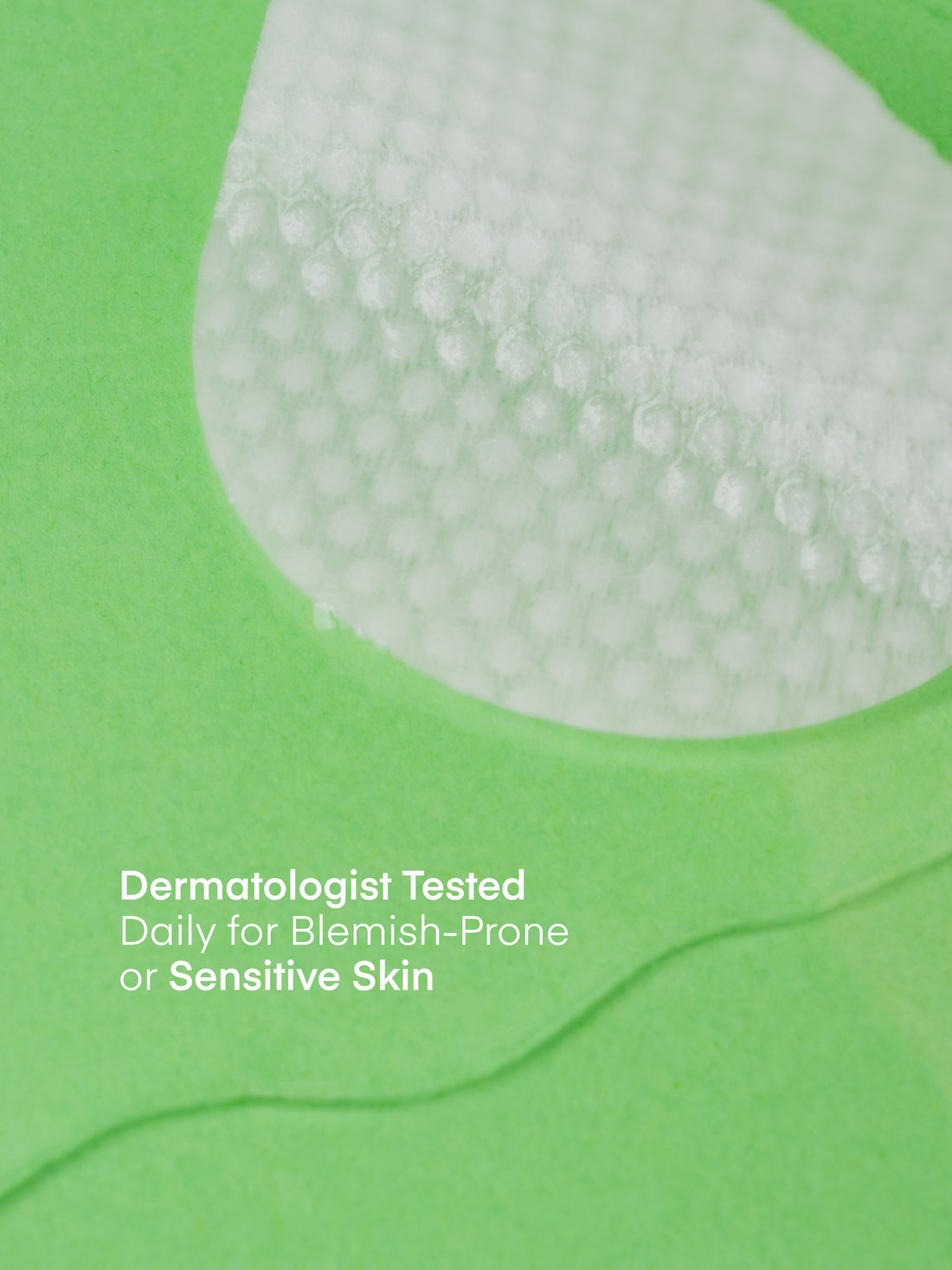 Almohadilla calmante para imperfecciones