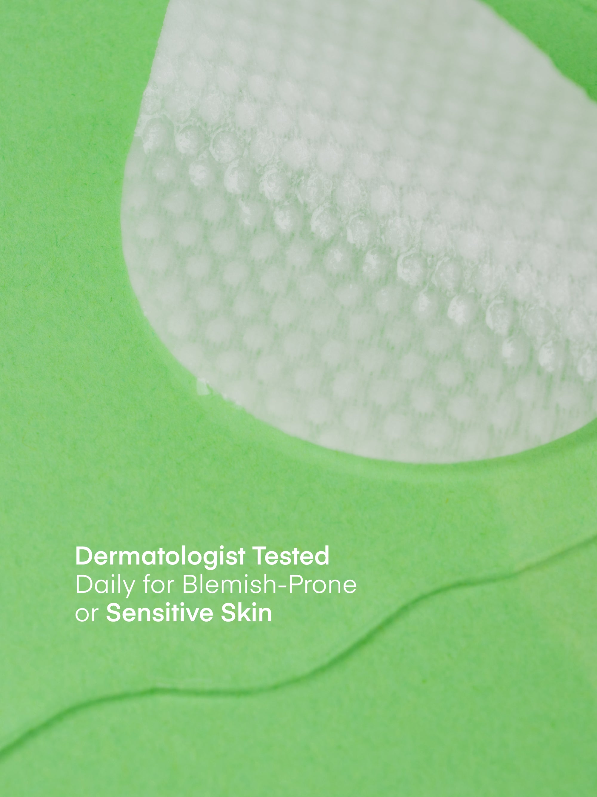 Almohadilla calmante para imperfecciones