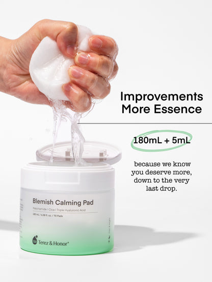 Almohadilla calmante para imperfecciones