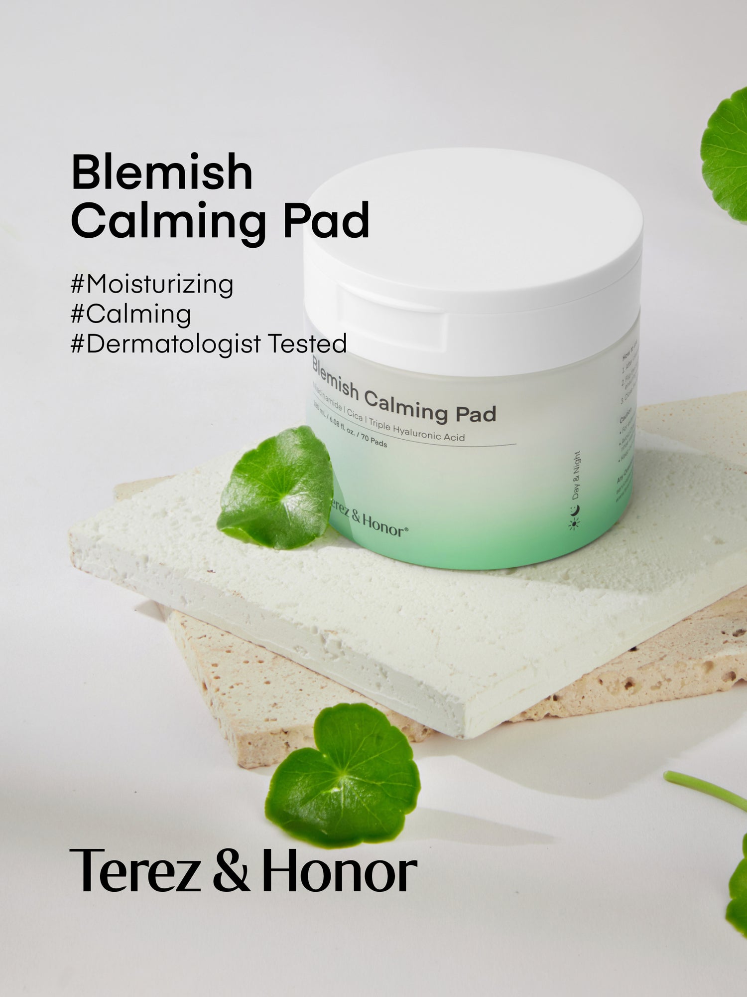 Almohadilla calmante para imperfecciones