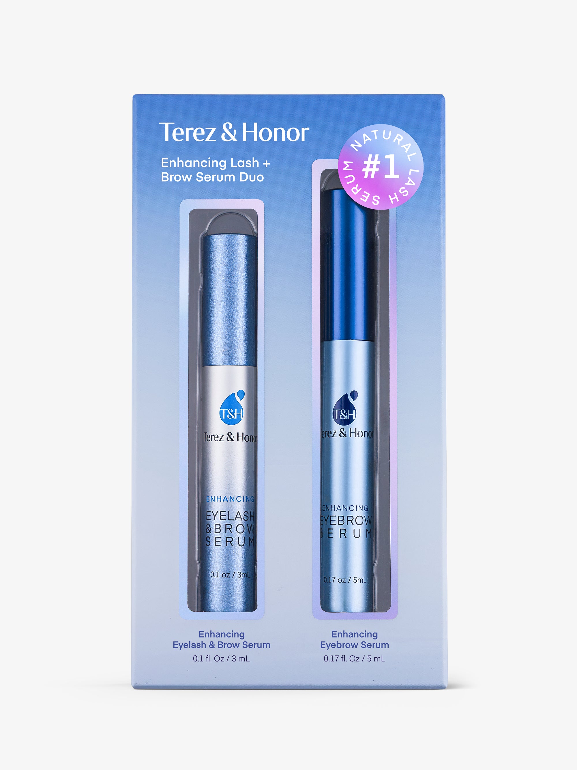 Radiant Gaze Set – Lash + Brow Serum – Terez & Honor