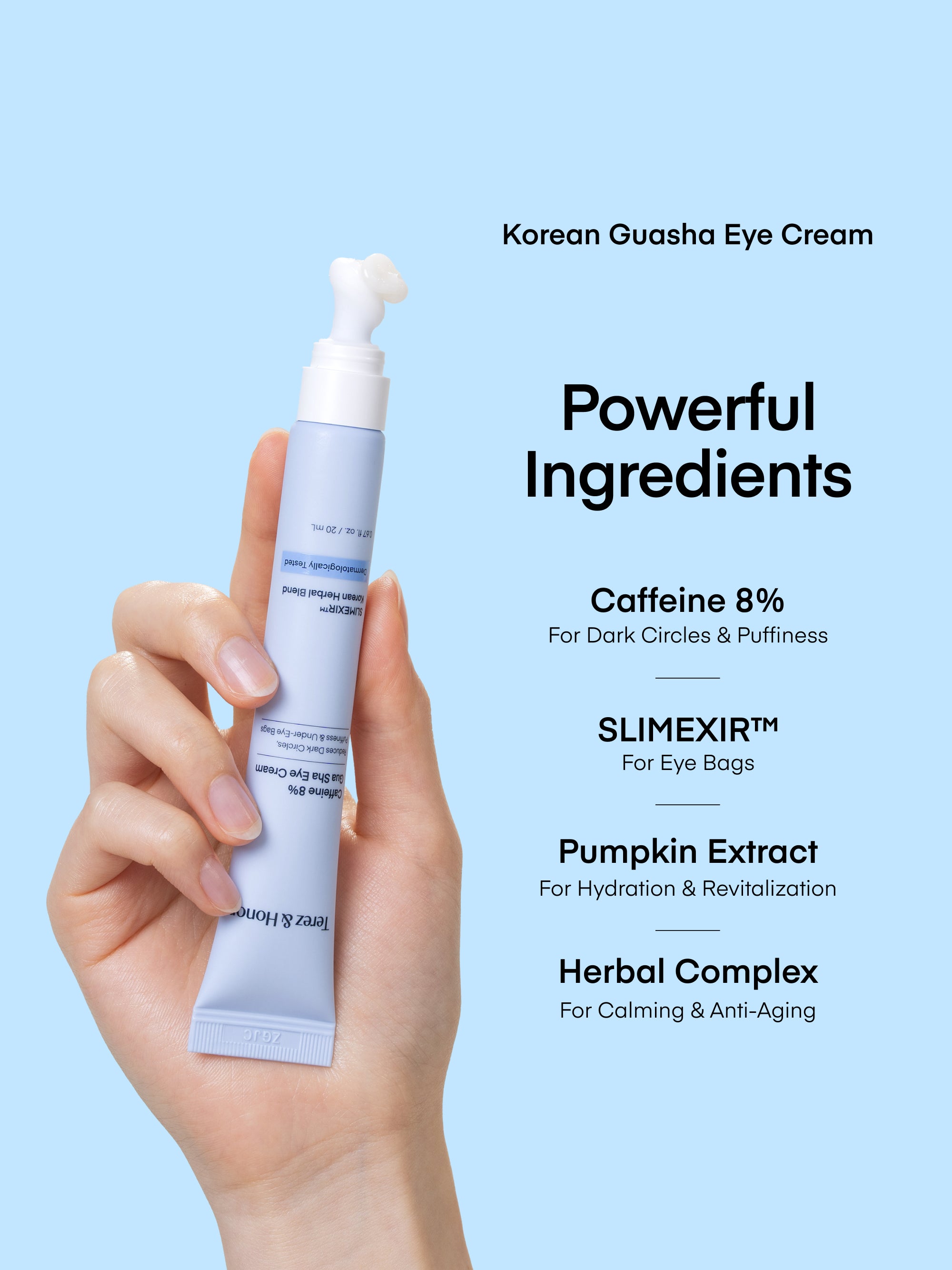Under Eye Patches + 8% Caffeine Eye Cream Bundle