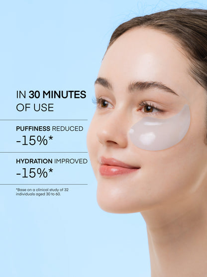 Under Eye Patches + 8% Caffeine Eye Cream Bundle