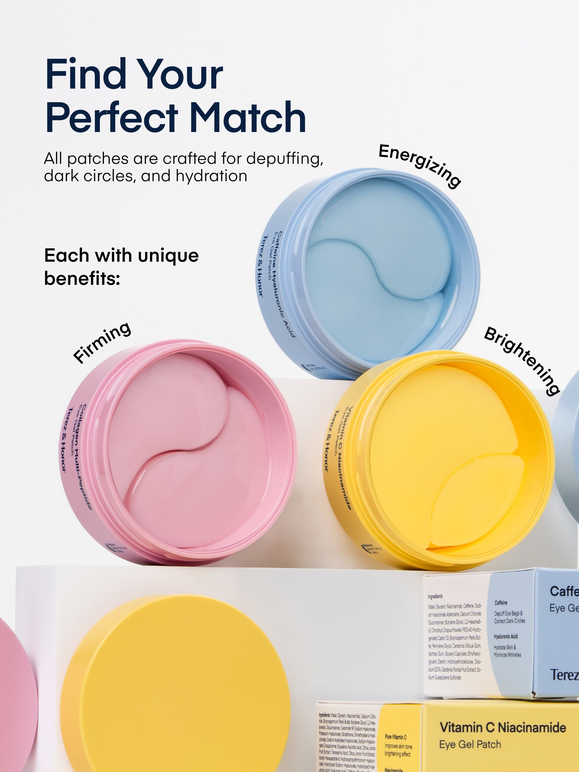 Caffeine &amp; Hyaluronic Acid Eye Gel Patch