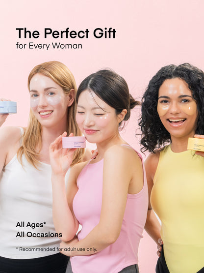 Trío de parches de gel para ojos radiantes