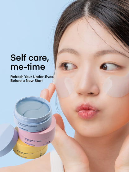 Trío de parches de gel para ojos radiantes