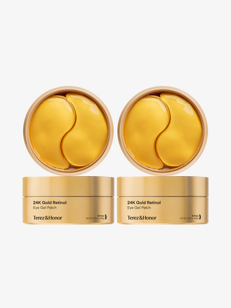 24K Retinol Under Eye Patches 2 Pack