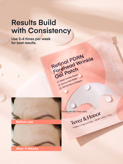 Retinol PDRN Forehead Wrinkle Patches