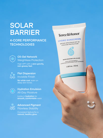 Protector Solar Facial Hydro: FPS 50