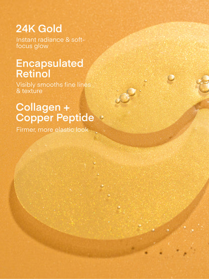 Parche de gel oftálmico con niacinamida y vitamina C