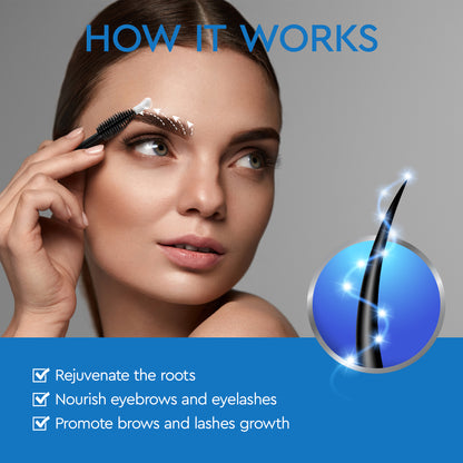 Eyebrow Growth Serum - Natural Eyebrow Enhancer and Conditioner Serum for Thicker Brows and Grow Bows Faster, Longer, Fuller - 5mL